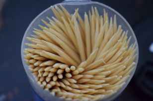 photo of bamboo toothpicks
